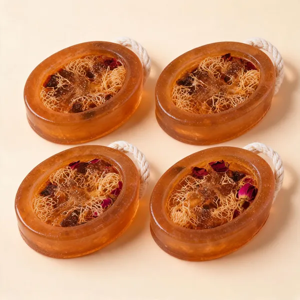 Glycerin_Loofah_Rose_Petals_Exfoliating_Soap_-_Pack_Of_4