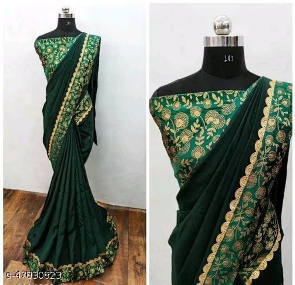 Green_Georgette_Embroidered_Saree_For_Women