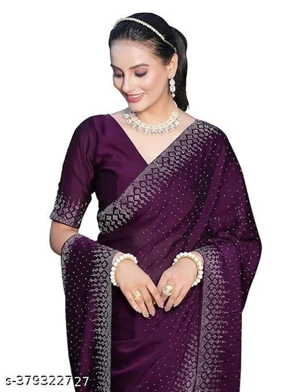 Purple_Georgette_Traditional_Saree_For_Women