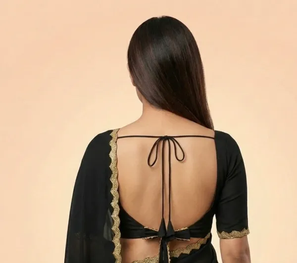 Black_Gold_Georgette_Gold_Trim_Saree_For_Women