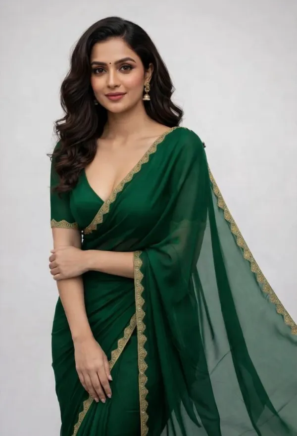 Green_Georgette_Embellished_Ethnic_Saree_For_Women
