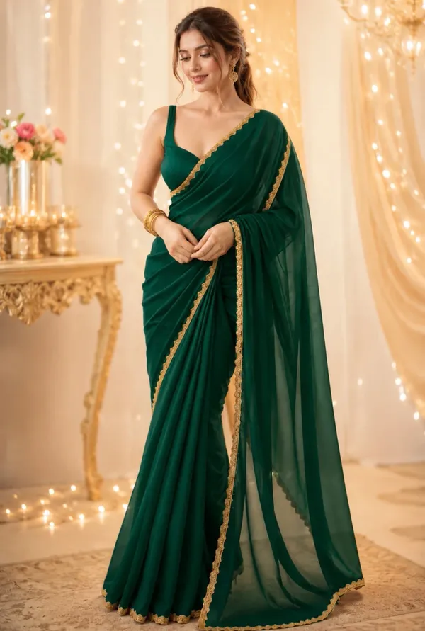 Green_Georgette_Embellished_Ethnic_Saree_For_Women