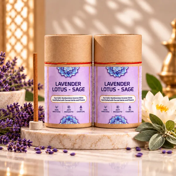 Ayurvedic_Bambooless_Incense_Sticks-Pack_of_2Samridhi_-_Lavender_Lotus__Incense_Sticks