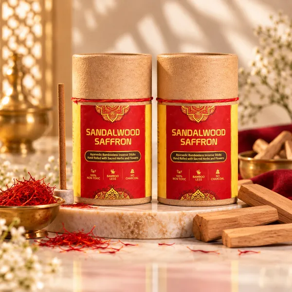 Ayurvedic_Bambooless_Incense_Sticks-Pack_of_2Samridhi_-_Sandalwood_Saffron_Incense_Sticks