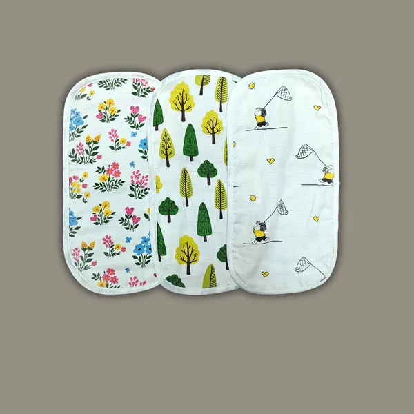 White_Muslin_Absorbent_Burp_Cloth_for_Babies_(5_Pieces)_|_6_layers_of_Muslin
