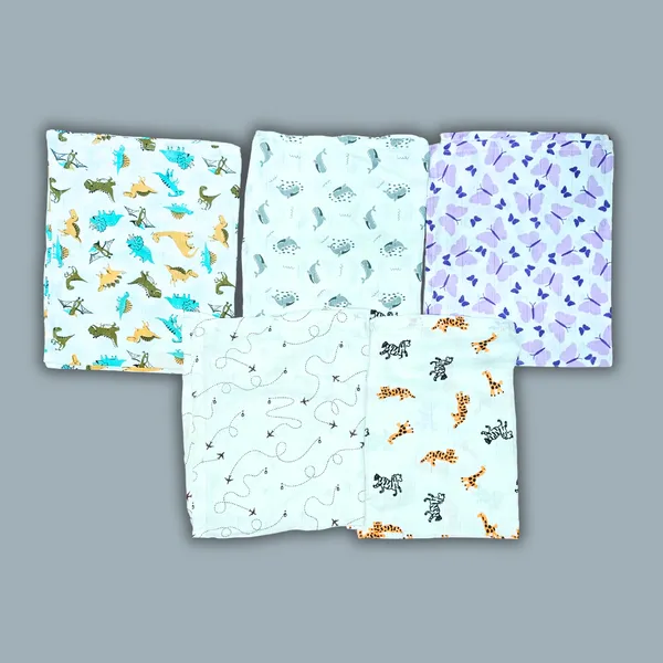 Muslin_Printed_Swaddle_Set_for_Babies_(5_Pieces)_|_50_cm_X_70_cm