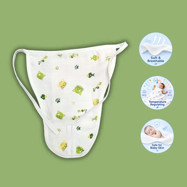 White_Muslin_Nappy_Set_for_Babies_(3_Pieces)_Carrot_Bunny,_Green_Cat,_Blue_Whale_Design