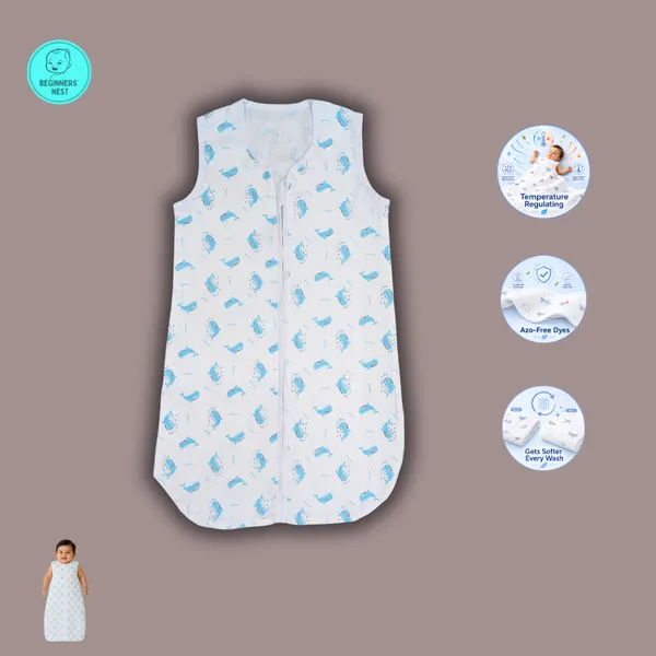 Muslin_Sleeping_Bag_Blue_Whale