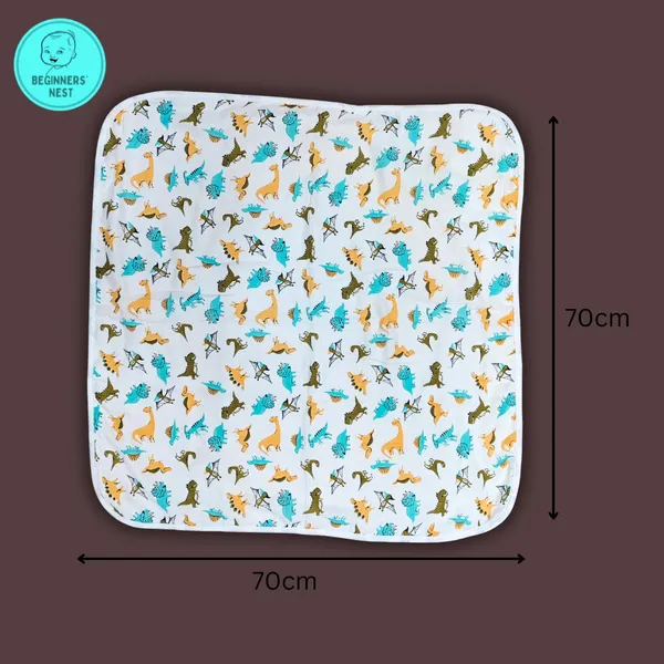 Muslin_Hooded_Towel_Dino