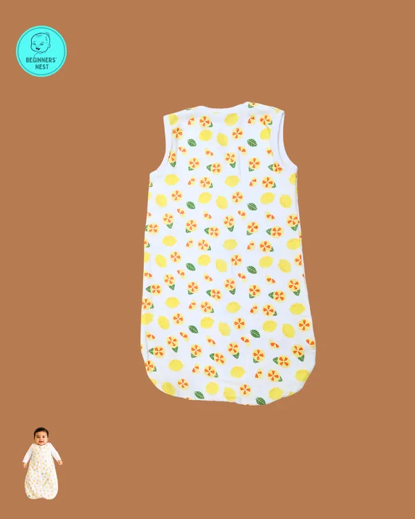 Muslin_Sleeping_Bag_Yellow_Lemon
