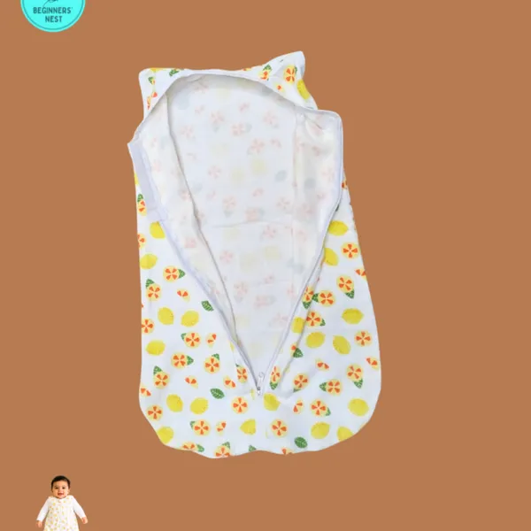 Muslin_Sleeping_Bag_Yellow_Lemon