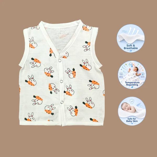 Muslin_Printed_Sleeveless_Baby_Jabla/Vest/Shirt_for_Infants_Carrot-Bunny,_Green-Cat,_Blue_Whale_Design(3_Pieces)