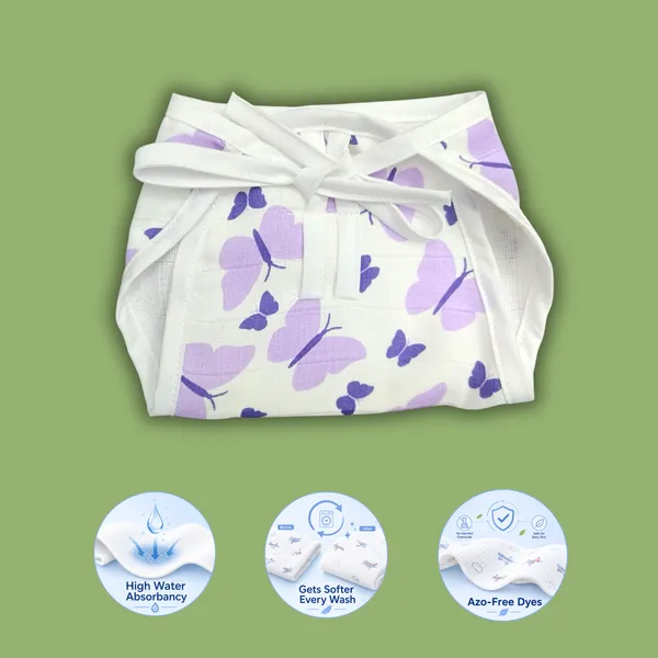 Muslin_Nappy_Set_for_Babies_(5_Pieces)_Butterfly,_Flowers,_Bicycle,_Lady_Bugs,_Playful_Kid__Design