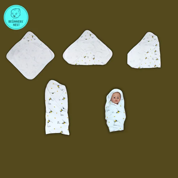 Muslin_Hooded_Towel_Happy_Kid
