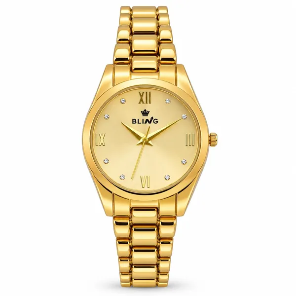 Bling_Royal_Gold_Roman_Dial_Brass_Bracelet_Analog_Watch_For_Women