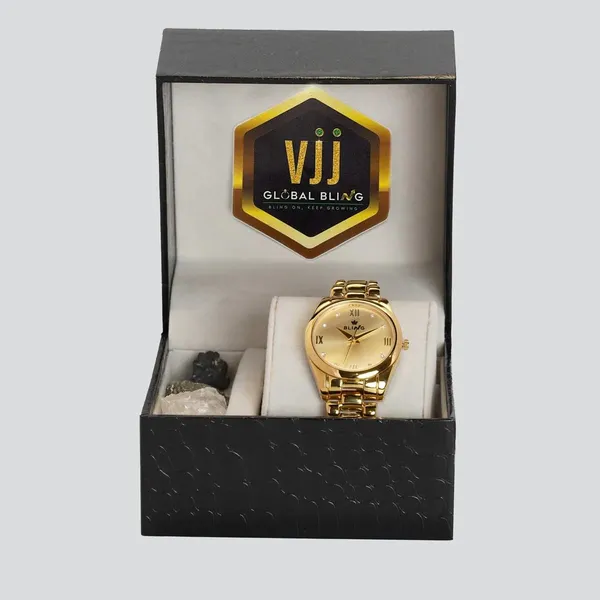 Bling_Royal_Gold_Roman_Dial_Brass_Bracelet_Analog_Watch_For_Women