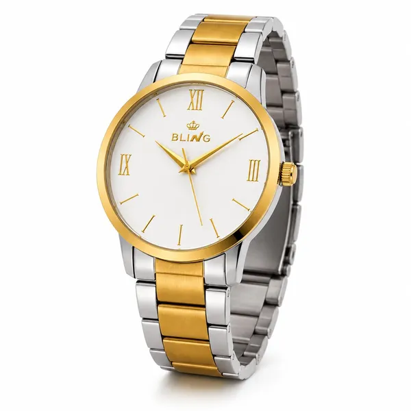 Bling_Royal_Gold_Silver_Stainless_Steel_43Mm_Roman_Two_Tone_Analog_Watch_For_Men