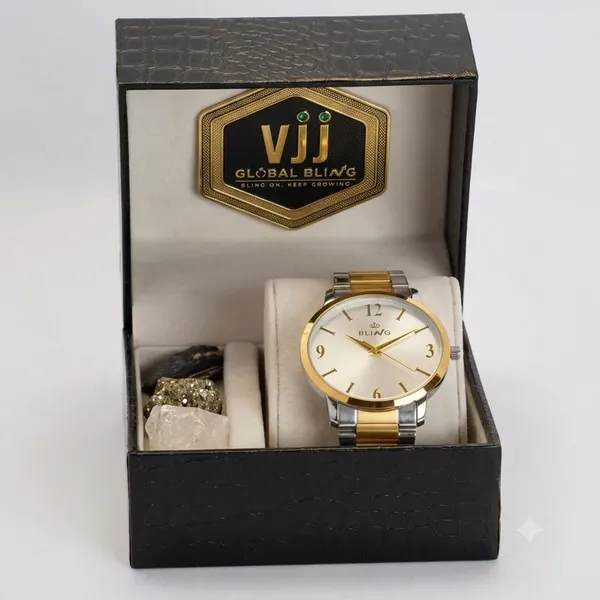 Bling_Royal_Gold_Two_Tone_Stainless_Steel_43Mm_Analog_Watch_For_Men