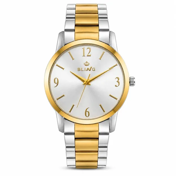 Bling_Royal_Gold_Two_Tone_Stainless_Steel_43Mm_Analog_Watch_For_Men