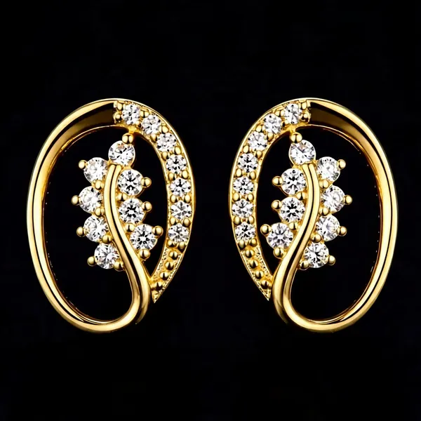 Gold-Tone_Crystal_Oval_Drop_Earrings_For_Women