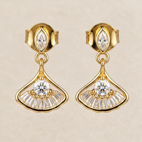 Gold-Tone_Crystal_Marquise_Drop_Earrings_For_Women