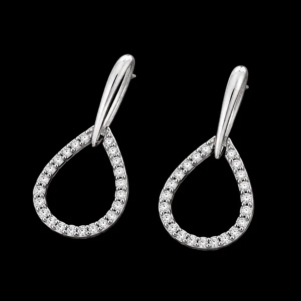 Silver_Textured_Teardrop_Drop_Earrings_For_Women