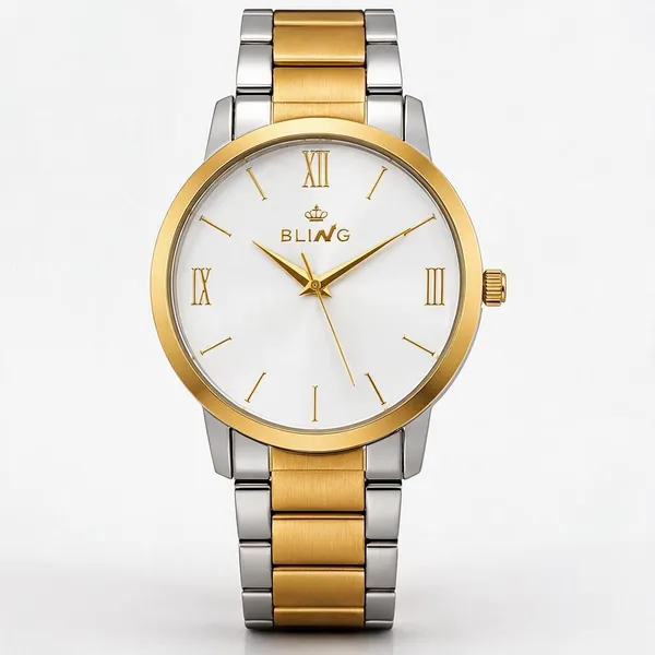 Bling_Royal_Gold_Silver_Stainless_Steel_43Mm_Roman_Two_Tone_Analog_Watch_For_Men