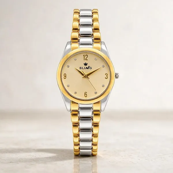 Bling_Royal_Two_Tone_Numeric_Dial_Brass_Bracelet_Analog_Watch_For_Women