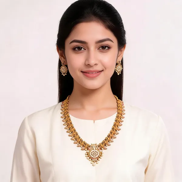 Gold_Alloy_Ethnic_Necklace_Set_For_Women