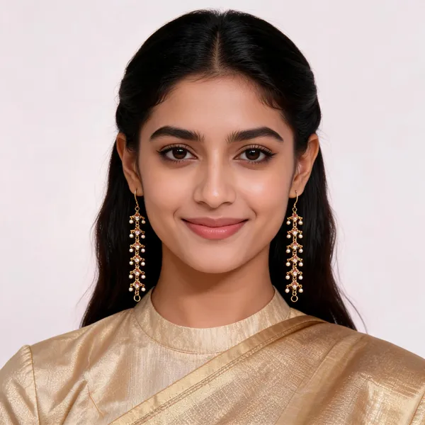 Gold_Alloy_Faux_Pearl_Ear_Chain_For_Women