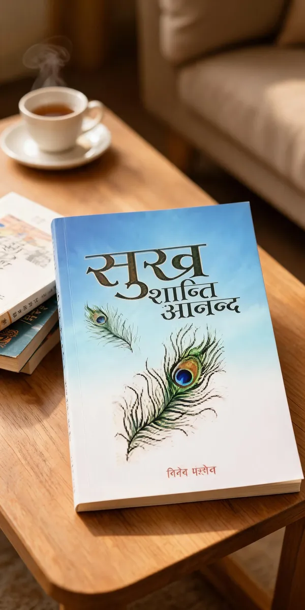 Hindi_Illustrated_Literature_Book_Peacock_Feather_Cover