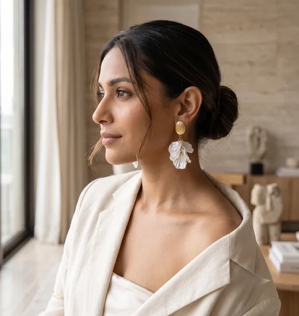 Ivory_Acrylic_Petal_Drop_Earrings