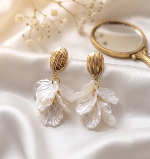 Ivory_Acrylic_Petal_Drop_Earrings