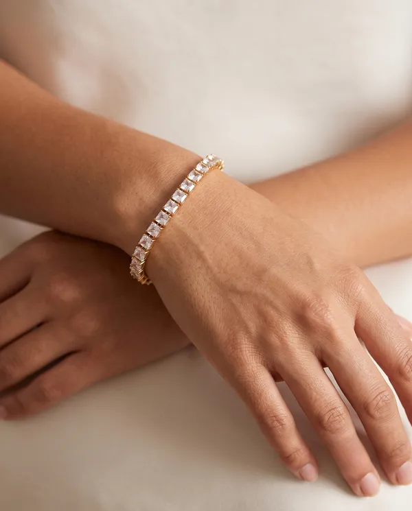 Gold_Cz_Tennis_Bracelet