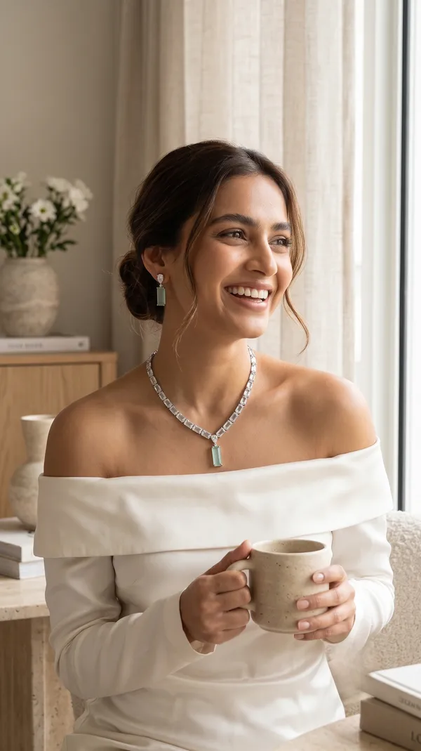 Emerald_Green_Pendant_Cz_Choker_Set