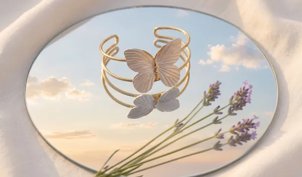 White_Butterfly_Pearl_Arm_Cuff_Bracelet