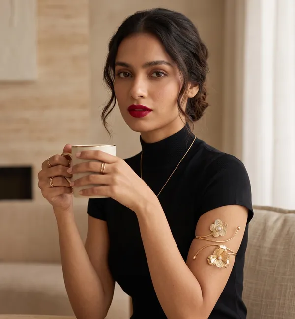 Silver_Flower_Arm_Cuff_Bracelet
