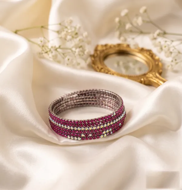 Ruby_Rhinestone_Stretch_Bracelet_Stack_Set