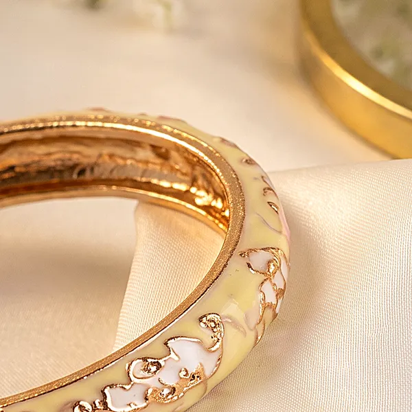 Lemon_Yellow_Meenakari_Bangle