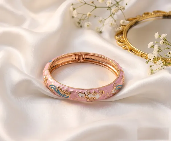 Pink_Meenakari_Bangle