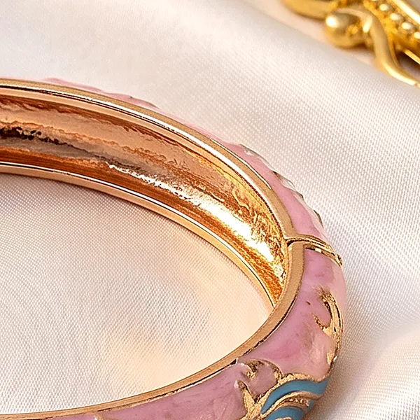 Pink_Meenakari_Bangle