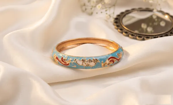 Turquoise_Meenakari_Bangle