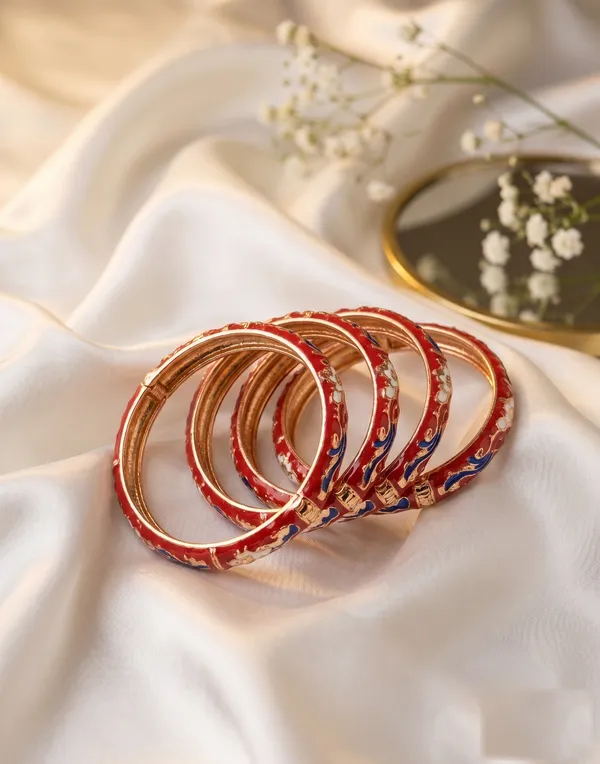 Red_Meenakari_Bangle