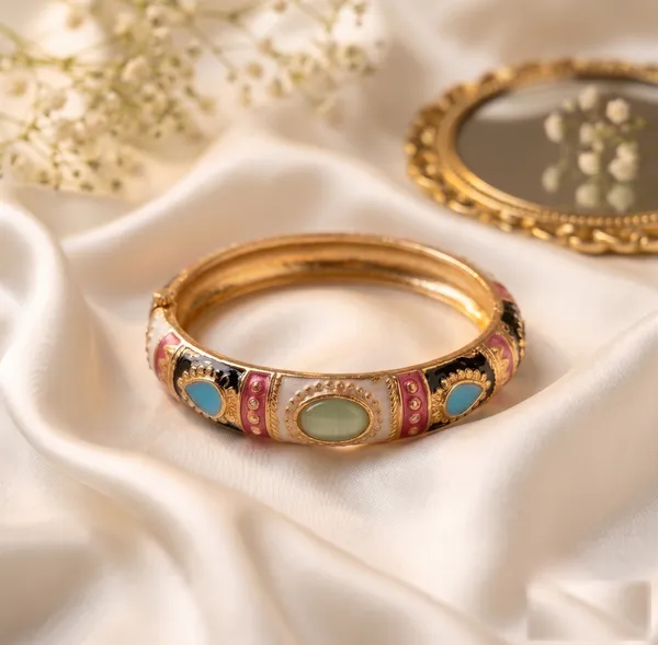 Multicolour_Stone_Meenakari_Kada