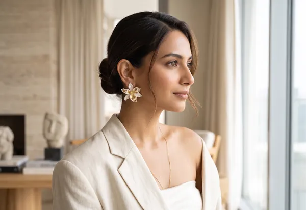 Ivory_Dual_Tone_Gold_Enamel_Floral_Earrings
