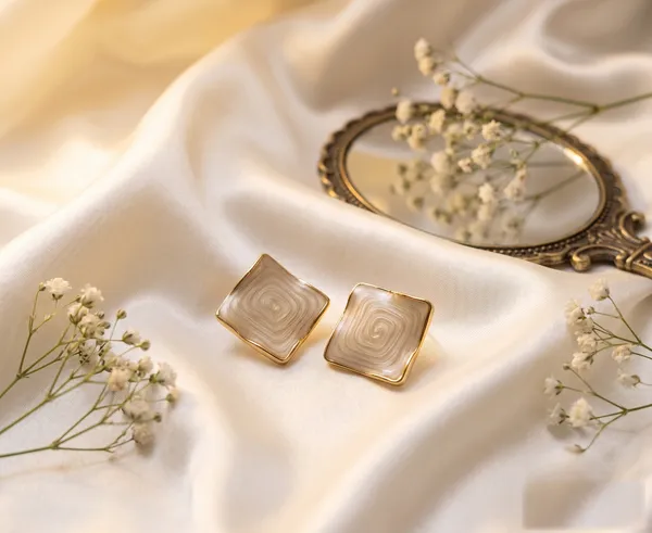 Ivory_Square_Enamel_Stud_Earrings