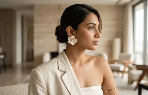 White_Pearl_Enamel_Floral_Statement_Earrings