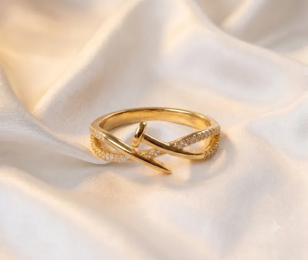 Gold_Cz_Cuff_Ring_Combo_Set