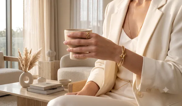 Gold_Cz_Cuff_Ring_Combo_Set