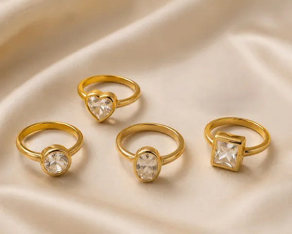 Gold_Tone_Geometric_Ring_Set_For_Women